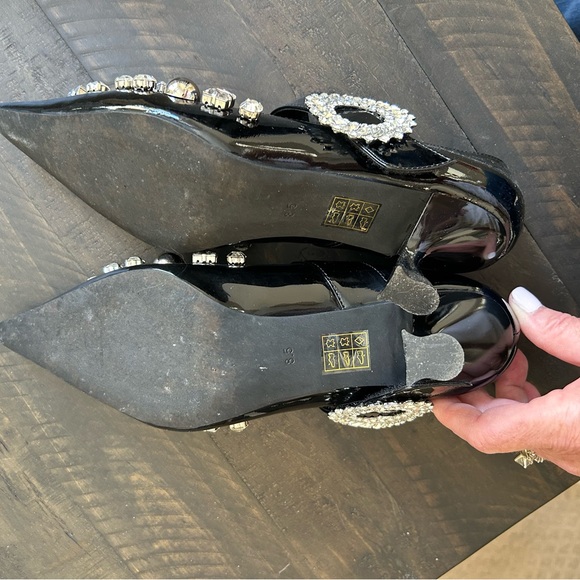 Jeffrey Campbell Otelia-J embellished pointed toe pumps - Picture 5 of 8